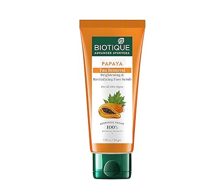 Biotique Papaya Tan Removal Face Scrub