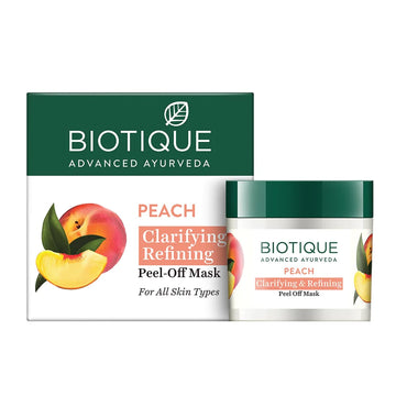 Biotique Peach Clarifying & Refining Peel Off Mask - 50 GM