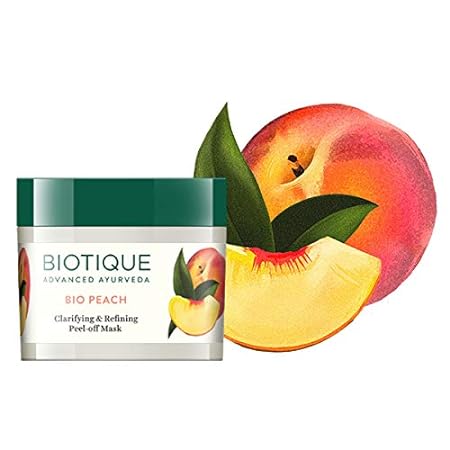 Biotique Peach Clarifying & Refining Peel Off Mask - 50 GM