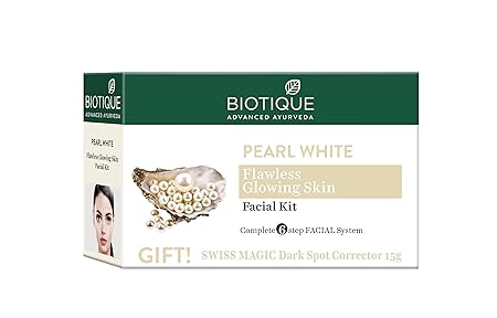 Biotique Pearl White Flawless Glowing Skin Facial Kit - 65 GM