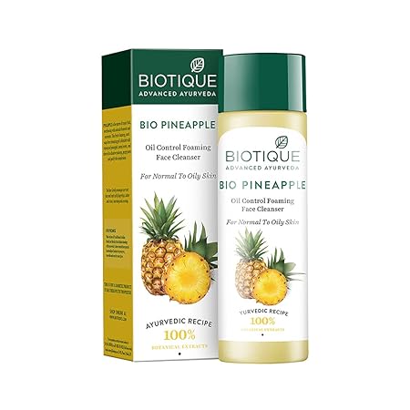 Biotique Pineapple Oil Control Foaming Face Cleanser - 120 ML