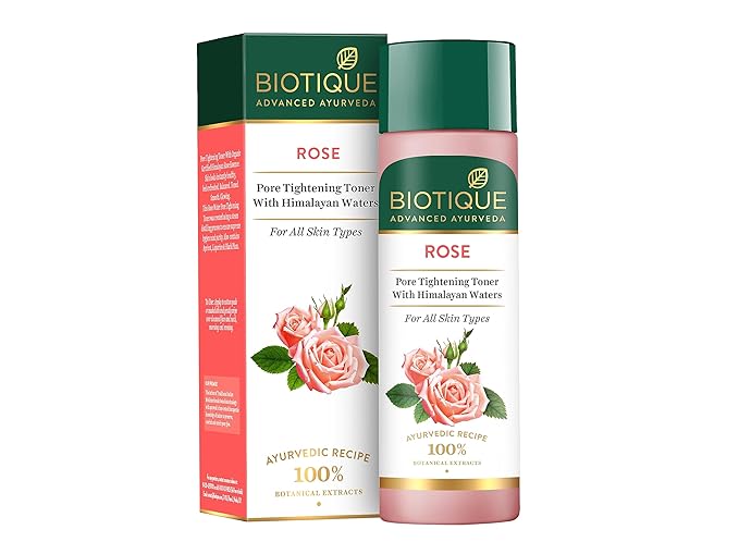 Biotique Rose Pore Tightening Toner - 120 ML