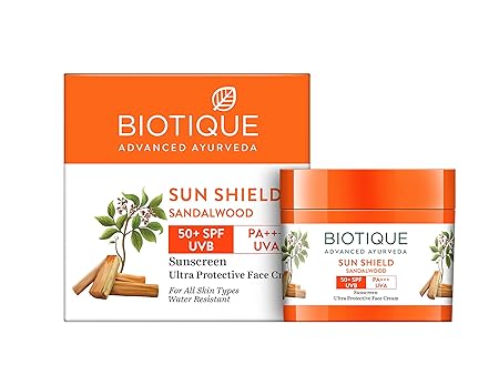 Biotique Sandalwood Sunscreen Ultra Soothing Face Cream - 50 GM