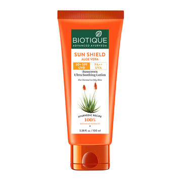 Biotique Sun Shield Aloe Vera 30+ SPF Sunscreen Ultra Soothing Lotion