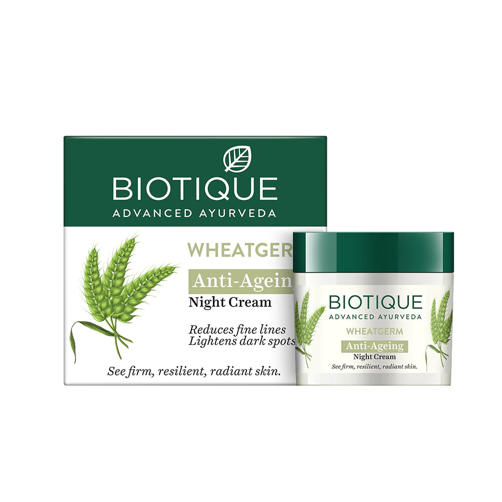 Biotique Wheatgerm Anti Ageing Night Cream - 50 GM