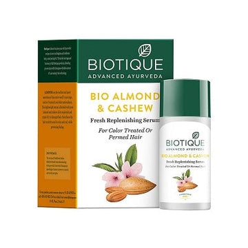 Biotique Advanced Ayurveda Bio Almond and Cashew Fresh Replenishing Hair Serum - 40 ML