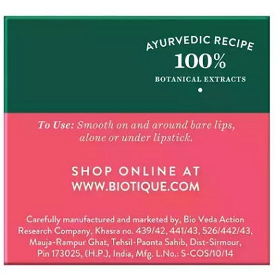 Biotique Advanced Ayurveda Bio Fruit Whitening Lip Balm - 12 GM