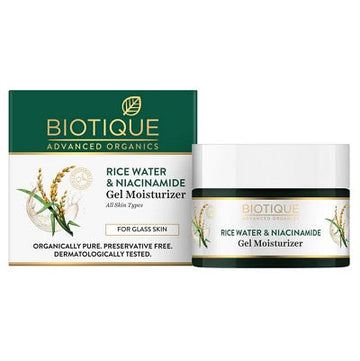 Biotique Advanced Ayurveda Rice Water & Niacinamide Gel Moisturizer - 50 ML