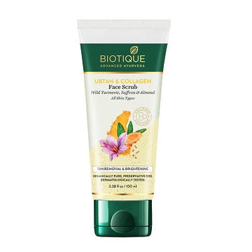 Biotique Advanced Ayurveda Ubtan & Collagen Face Scrub - 100 ML