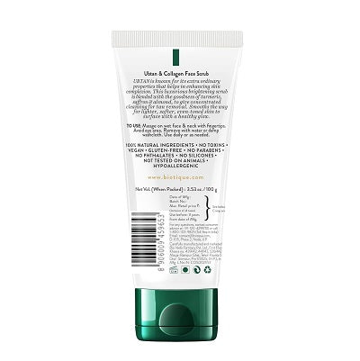 Biotique Advanced Ayurveda Ubtan & Collagen Face Scrub - 100 ML