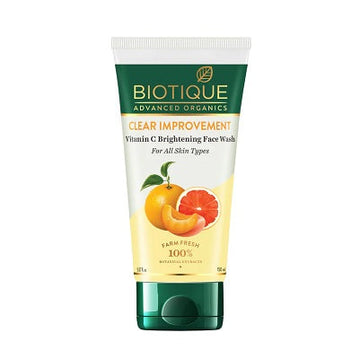 Biotique Advanced Organics Clear Improvement Vitamin C Brightening Face Wash - 150 ML