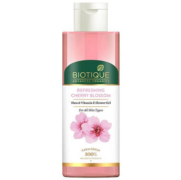 Biotique Advanced Organics Refreshing Cherry Blossom Shea & Vitamin E Shower Gel - 200 ML