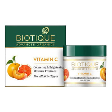 Biotique Advanced Organics Vitamin C Correcting and Brightening Moisture Treatment - 50 GM