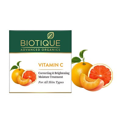 Biotique Advanced Organics Vitamin C Correcting and Brightening Moisture Treatment - 50 GM