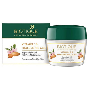 Biotique Advanced Organics Vitamin E & Hyaluronic Acid Oil-Free Moisturiser - 175 GM