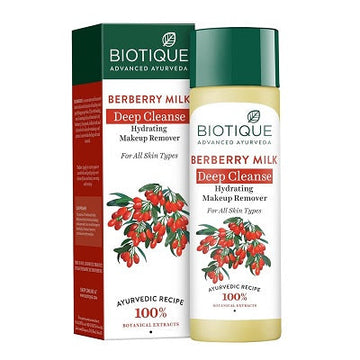 Biotique Berberry Milk Deep Cleanse Hydrating Makeup Remover - 120 ML