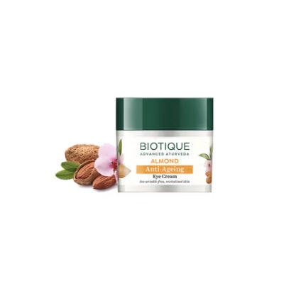 Biotique Bio Almond Soothing And Nourishing Eye Cream - 15 GM