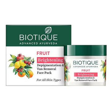 Biotique Bio Fruit Whitening & Depigmentation & Tan Removal Face Pack - 75 GM