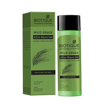 Biotique Bio Wild Grass A Soothing After Shave Gel For Men - 120 ML