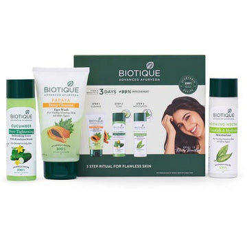 Biotique Daily Skin Care Essential Kit - 390 ML