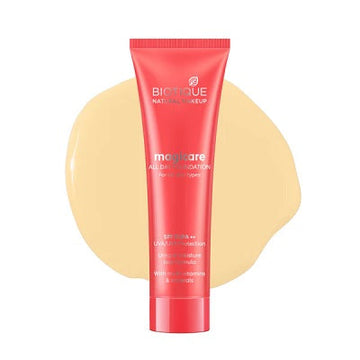 Biotique Natural Makeup Magicare All Day Foundation SPF 15 PA++ Seashell F601 - 30 ML