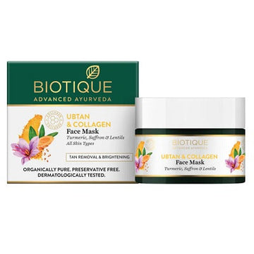 Biotique Ubtan & Collagen Face Mask - 50 GM