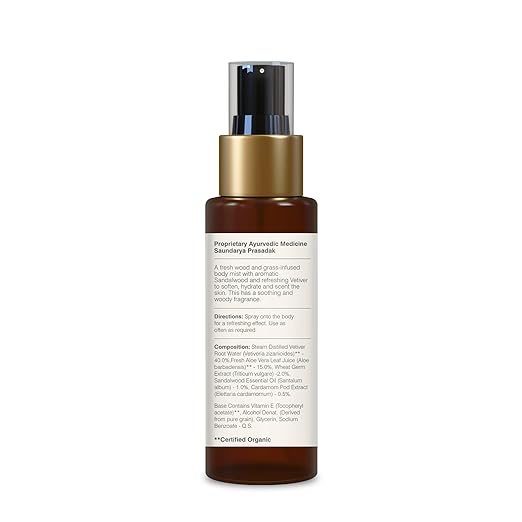 Forest Essentials Body Mist Sandalwood & Vetiver