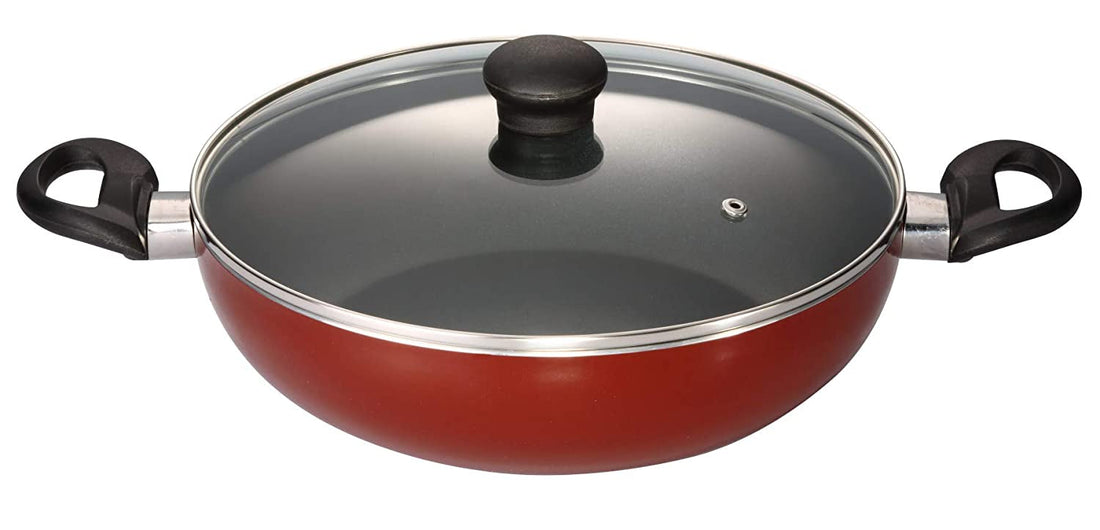 Butterfly Kroma Deluxe Non-Stick Flat Base Kadai - Daily Needs Products