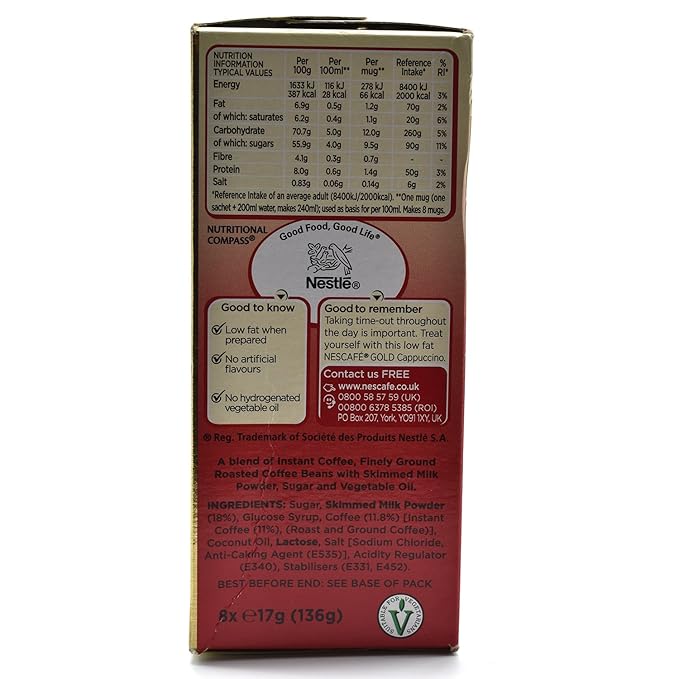 Nescafe Cappuccino - 136 GM