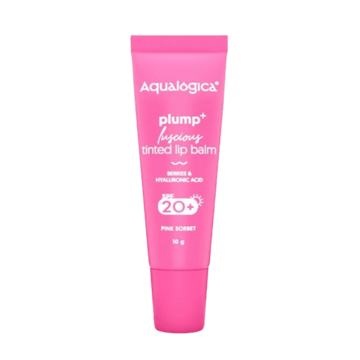 Aqualogica Pink Sorbet Plump+ Luscious Tinted Lip Balm with Berries and Hyaluronic Acid