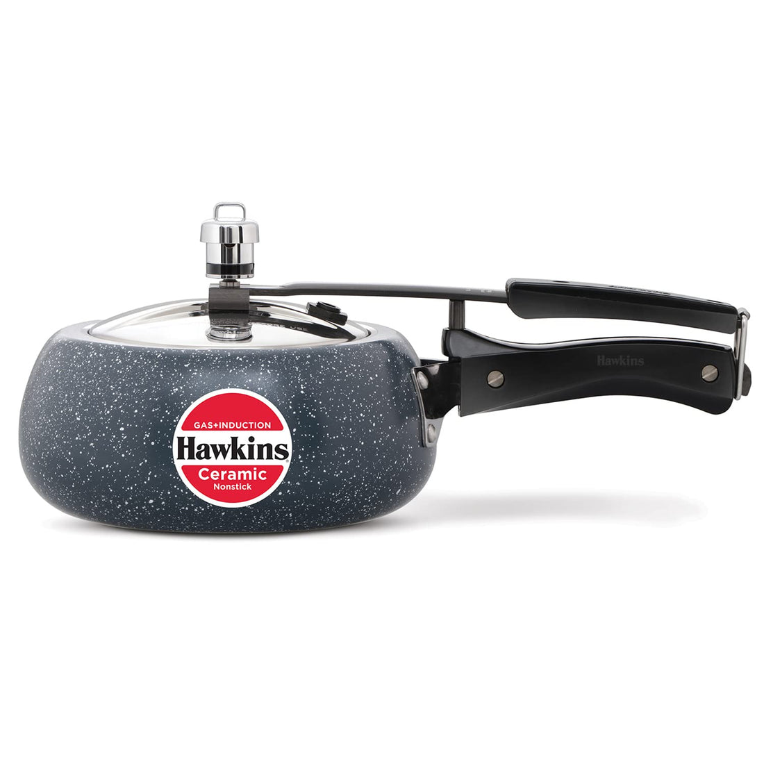 Hawkins Ceramic Nonstick Pressure Cooker - 2 L - Daily Needs Products
