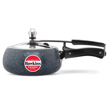 Hawkins Ceramic Nonstick Pressure Cooker - 2 L - Daily Needs Products