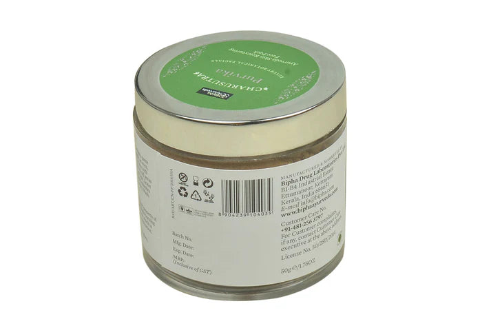Bipha Ayurveda Charusutra Purvika Face Pack - 50 GM