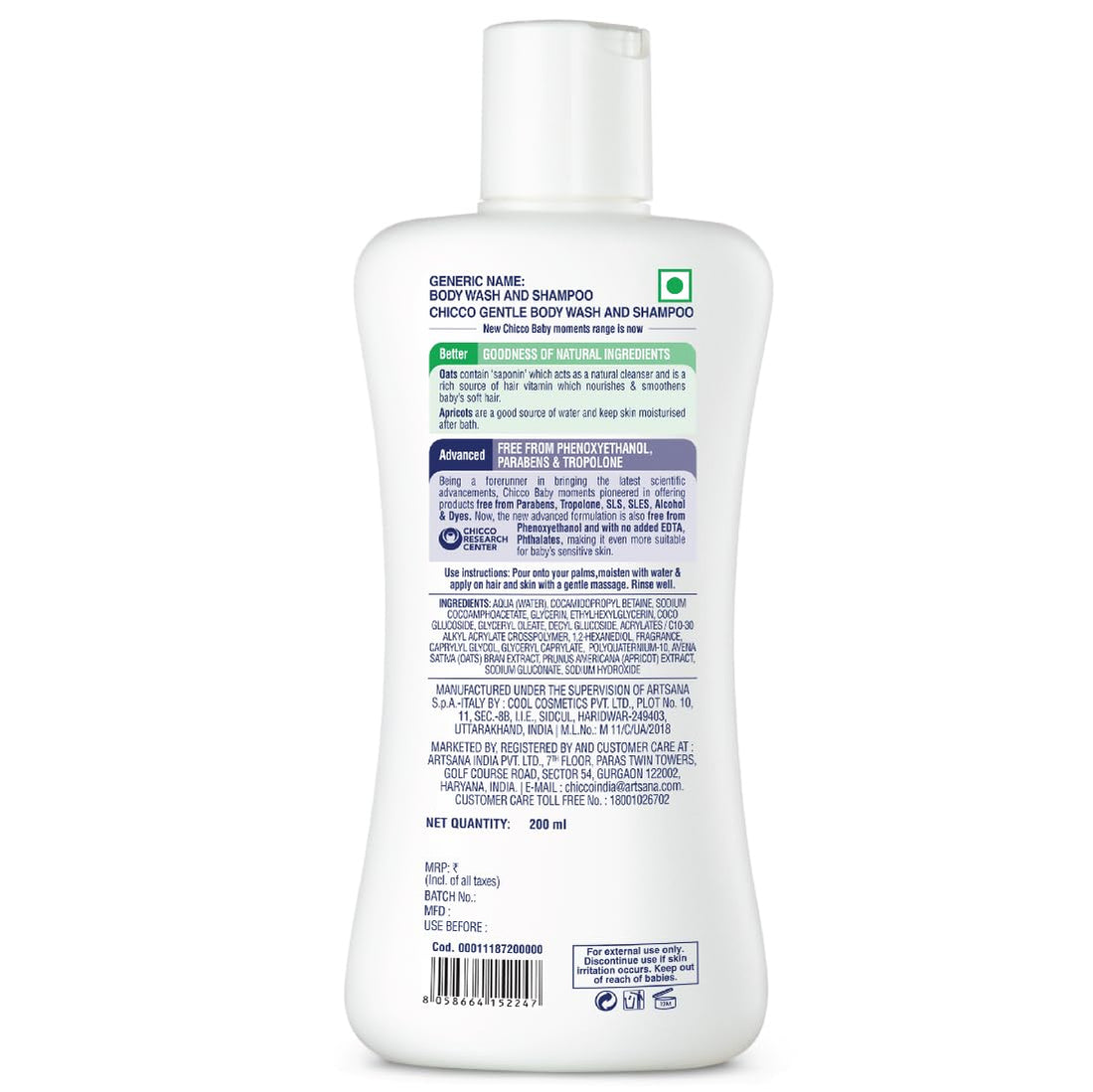 Chicco Baby Bodywash & Shampoo