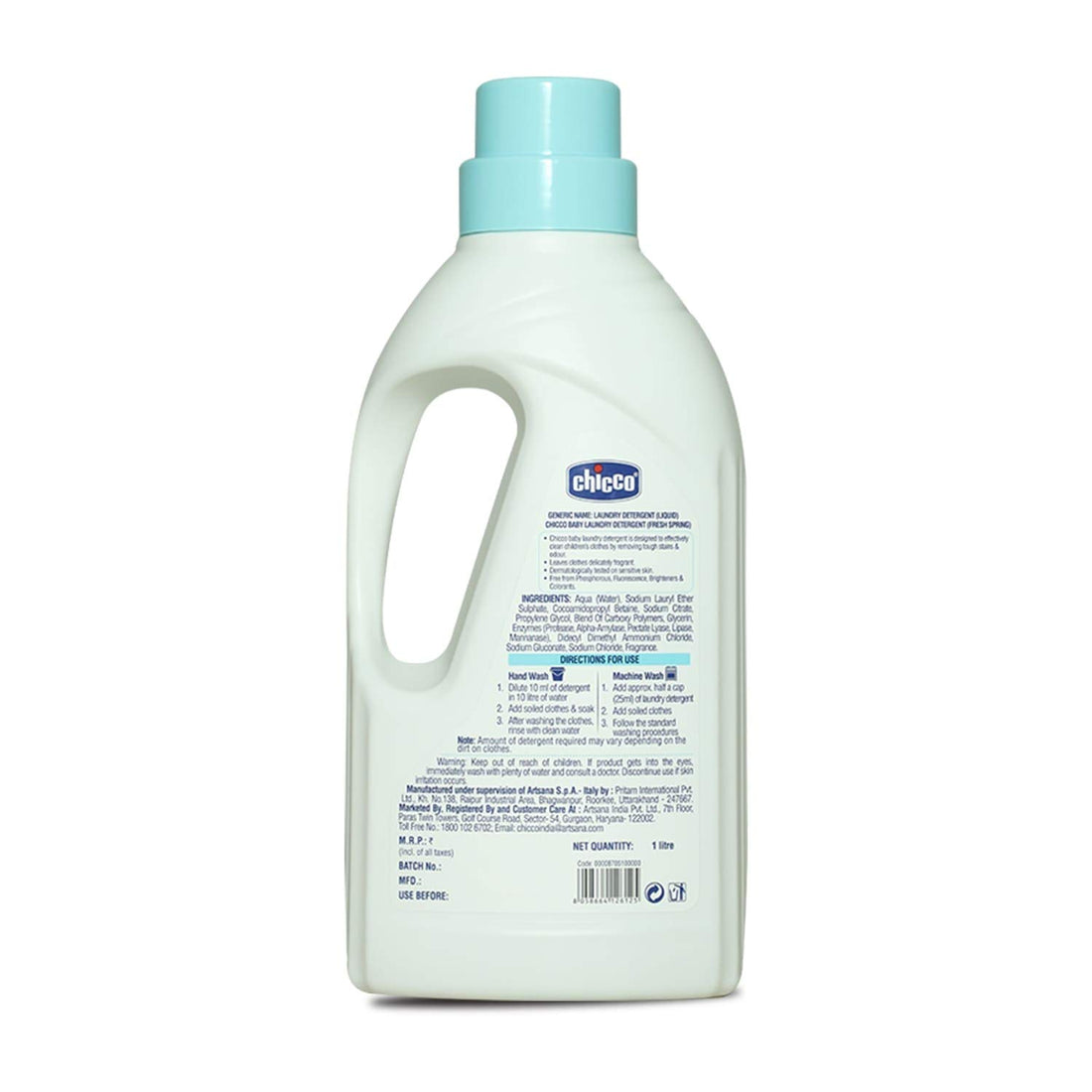 Chicco Baby Laundry Detergent (Fresh Spring) - 1 L