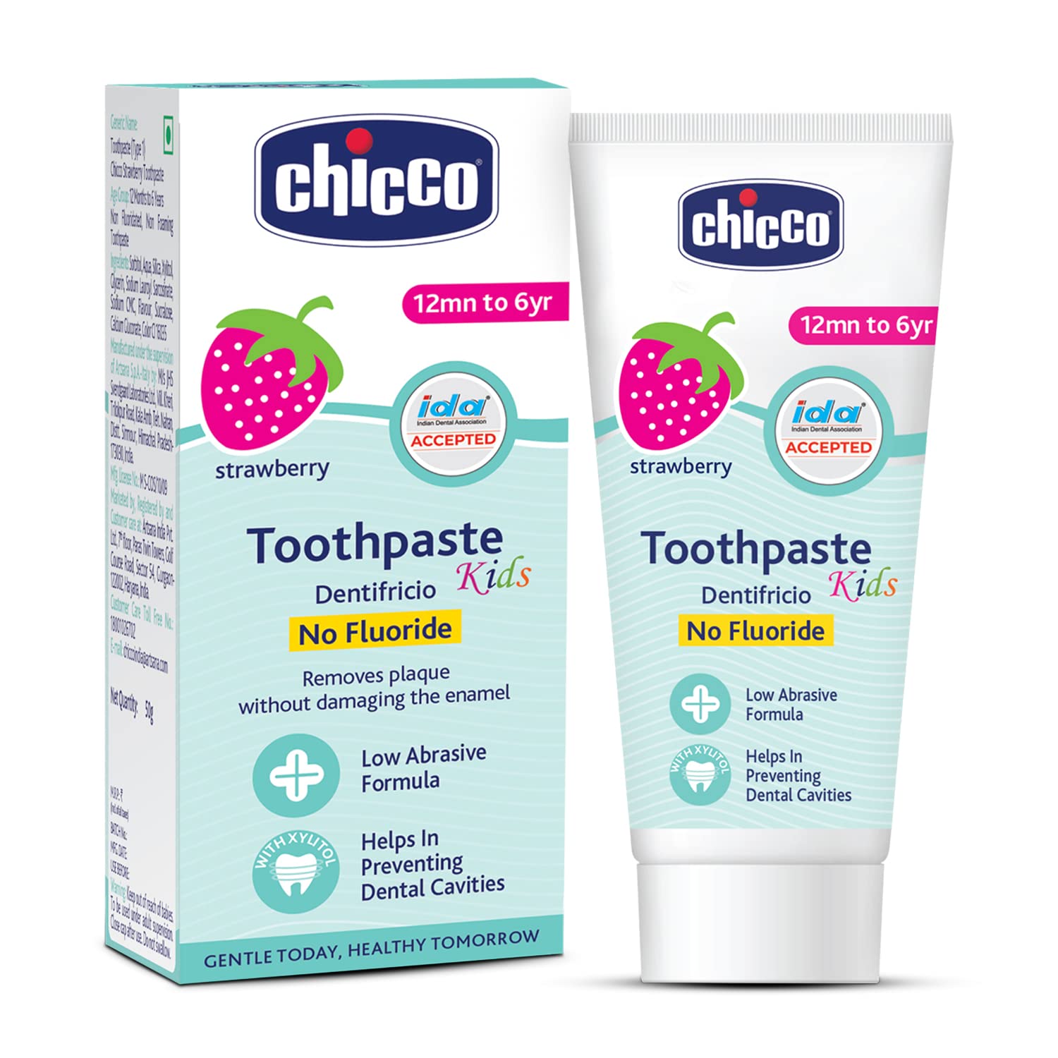 Chicco Strawberry Toothpaste - 50 GM