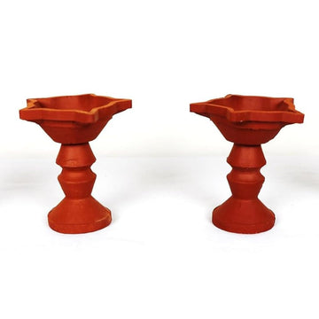 Terracotta Clay Oil Lamps