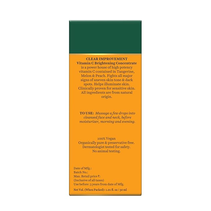 Biotique Advanced Organics Clear Improvement Vitamin C Brightening Concentrate - 30 ML