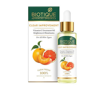 Biotique Advanced Organics Clear Improvement Vitamin C Treatment Oil - 30 ML