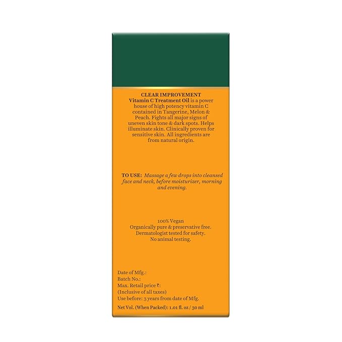 Biotique Advanced Organics Clear Improvement Vitamin C Treatment Oil - 30 ML