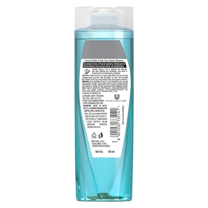 Sunsilk Coconut Water & Aloe Vera Volume Hair Shampoo