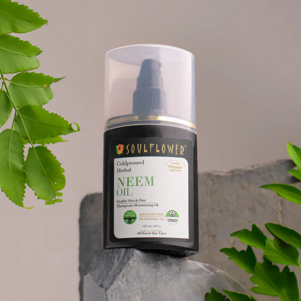 Soulflower Cold pressed Neem Oil - 120 ML