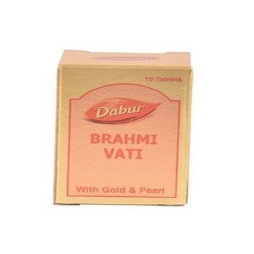 Dabur Brahmi Vati with Gold and Pearl Tabs - 10 Tablets