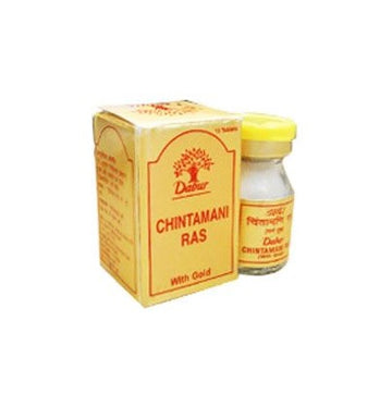 Dabur Chintamani Ras with Gold Tabs - 10 Tablets