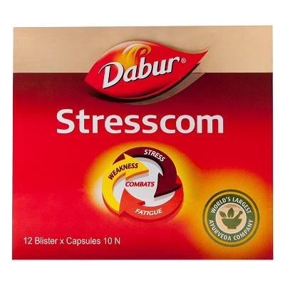 Dabur Stresscom Ashwagandha Capsules - 120 Capsules