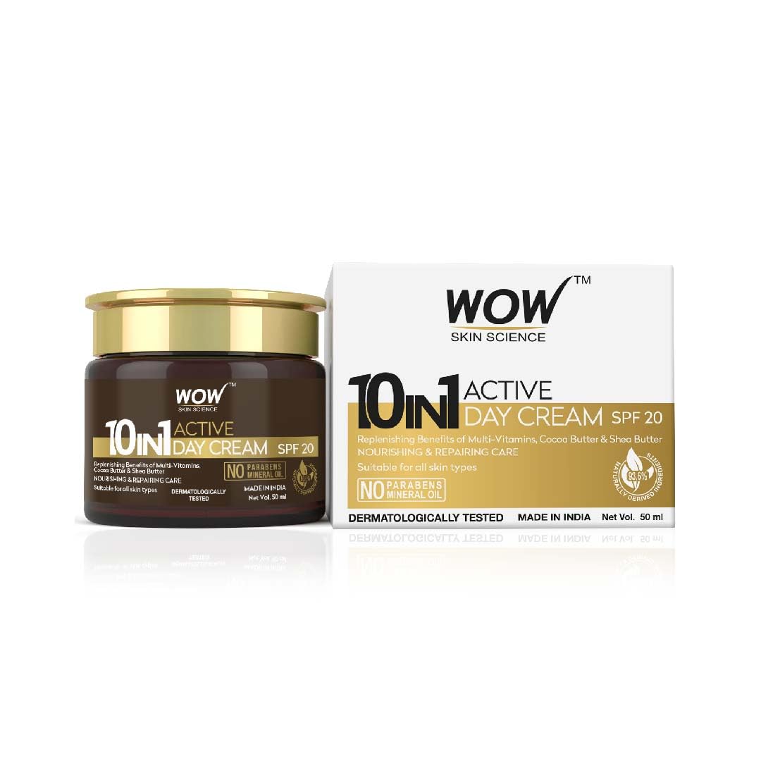 WOW 10 in 1 Active Miracle No Parabens & Mineral Oil Day Cream