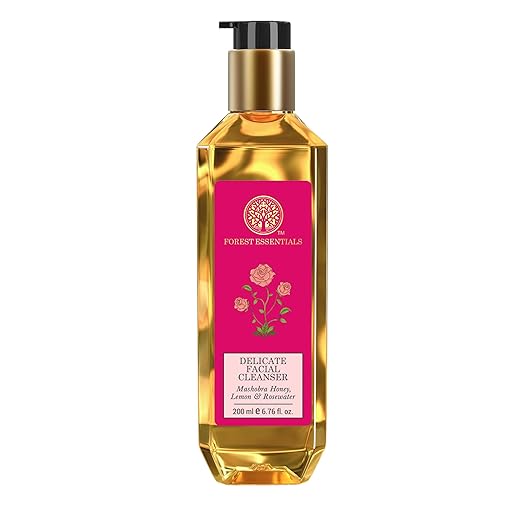 Forest Essentials Delicate Facial Cleanser Mashobra Honey, Lemon & Rosewater
