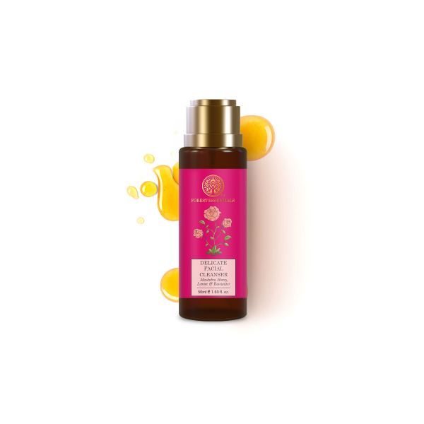 Forest Essentials Delicate Facial Cleanser Mashobra Honey, Lemon & Rosewater