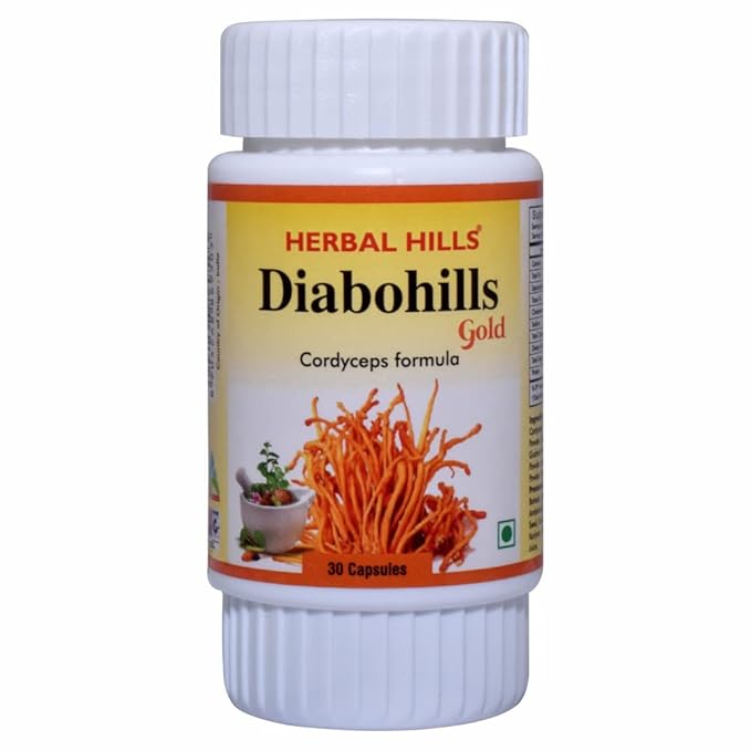 Herbal HIlls Diabohills Gold Capsules - 30 Caps
