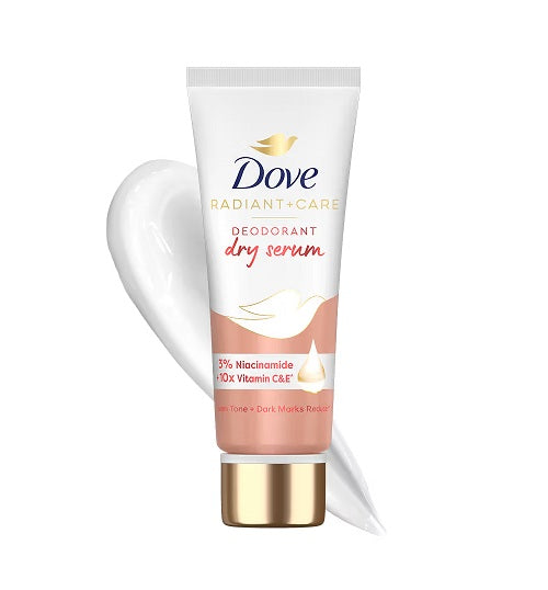 Dove Radiant + Care Deodorant Dry Serum 3% Niacinamide 10x Vitamin C&E - 40 ML